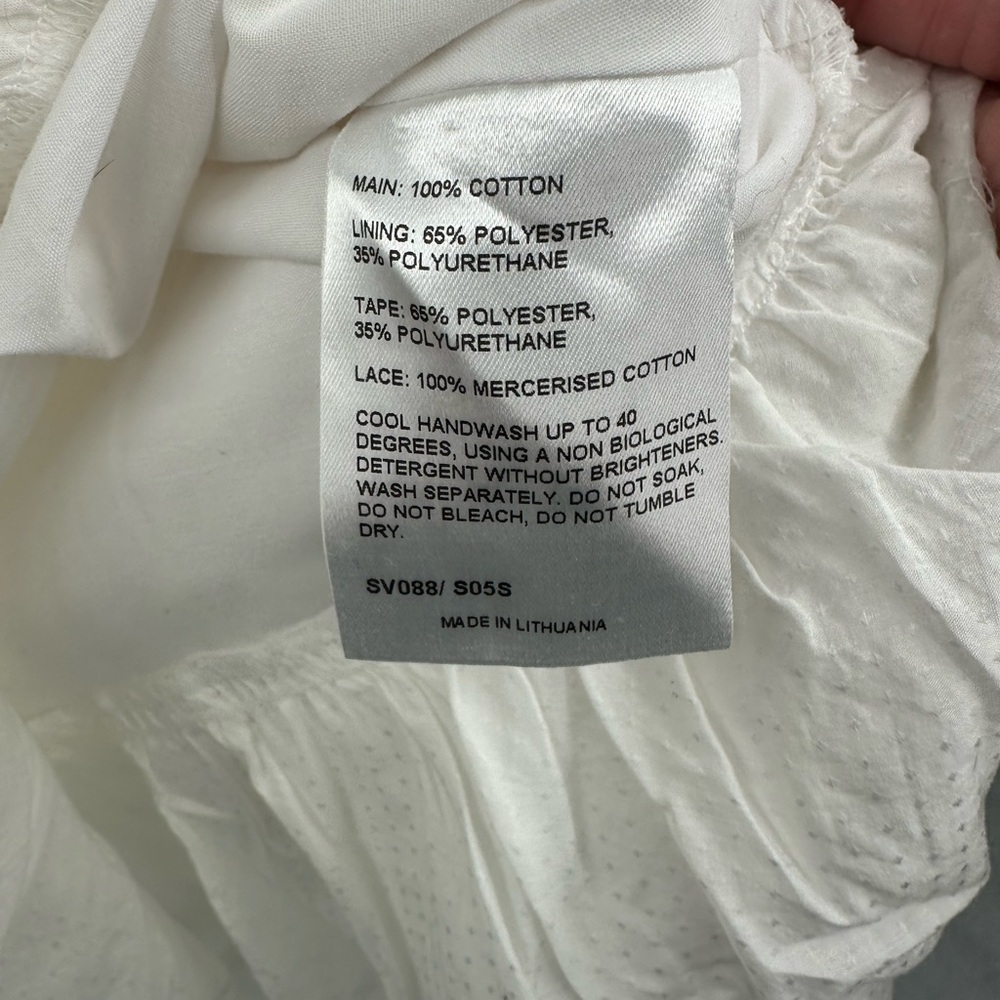 Karen Millen White IvoryTiered Midi Skirt 8 - Picture 4 of 4